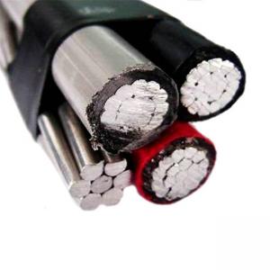 Quality XLPE ABC Aluminum Overhead Aerial Bundle Conductor Electrical Cable 0.6/1kv for sale
