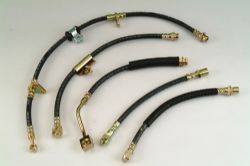 Quality dot fmvss106 sae j1401 standard approved 1/8 size rubber hydraulic  brake hose line assembly for sale