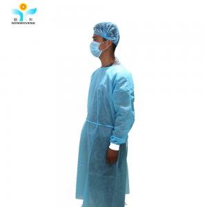 Quality 18gsm Isolation Disposable Protective Coverall Polypropylene SMS,PP+PE for sale