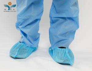 Quality Light Weight Disposable Shoe Covers Overshoes 30gsm Cleanroom Boot Covers for sale
