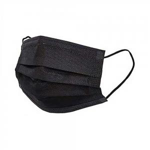 Quality Black Face Masks With Air Flow Filter No Reusable Wash Custom Logo for sale