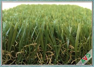 Quality Leisure Garden Artificial Grass Flooring Fake Carpet Monofilament PE + Curly PPE for sale