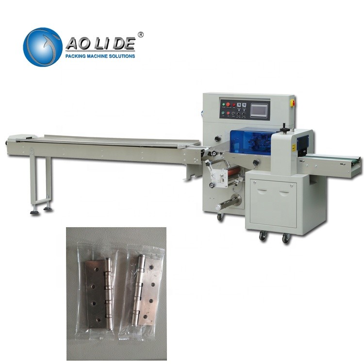 Quality Semi Automatic Horizontal Flow Pack Machine / Steel Wool Pouch Packing Machine for sale