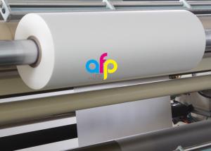 Quality Print Finishing Lamination Bopp Film Roll Glossy / Matt Type EVA Heat Sensitive Layer for sale