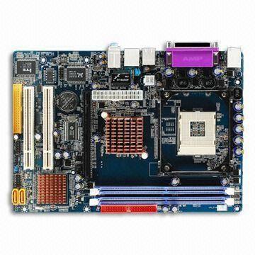 Quality Motherboard with Socket 478, Support DDR2, Pentinum 4, FBS 800/533/400 for sale
