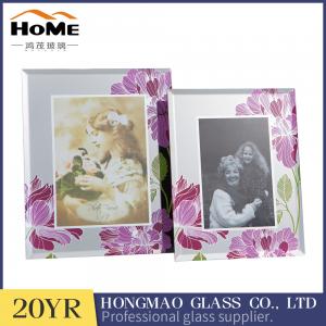 Quality Sizes 180*230*15MM Beautiful Family Photo Frames , Small Glass Photo Frame for sale