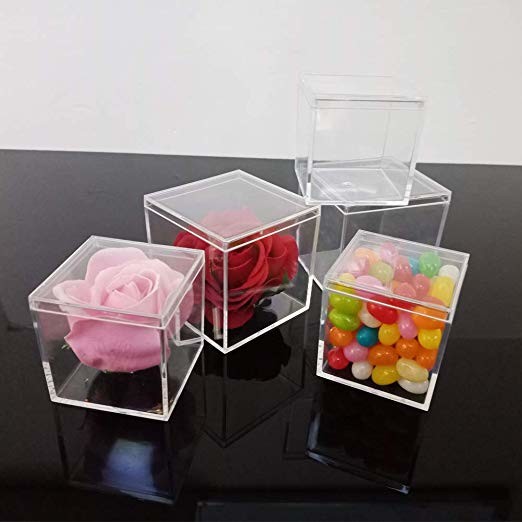 Quality OEM ODM Acrylic Storage Box Small Plastic Display Cases Impact Resistance for sale