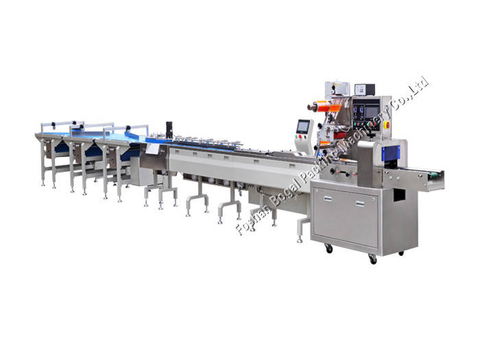 Quality Automatic Biscuit Packing Machine / Food Packing Line For Cheese Block Sachet for sale