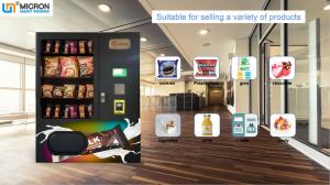 Quality mini snack and drink vending machine with smart system and touch screen in the office for sale
