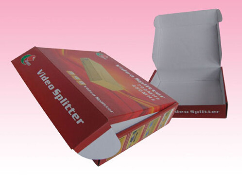 Quality custom printing full color / CMYK recyclable shipping corrugated box with any size for sale