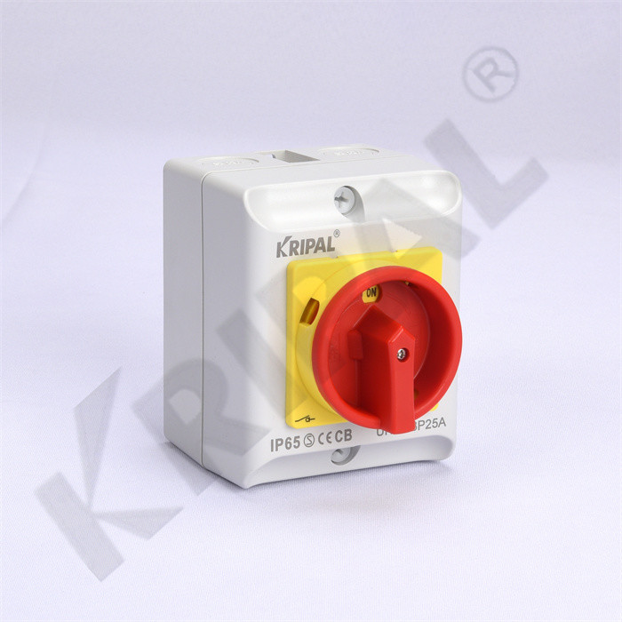 Quality 230V 440V 4 pole IP65 Industrial Changeover Switch Waterproof for sale