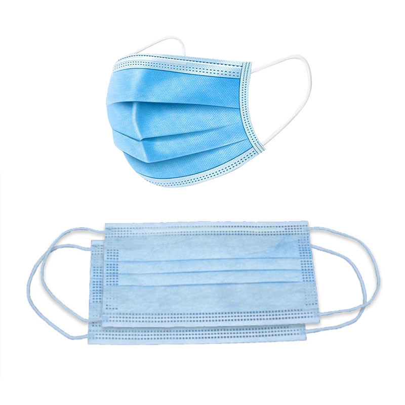 Quality Anti flu face disposable mask 3 ply nonwoven layer disposable particulate respirator pollution masks with CE for sale