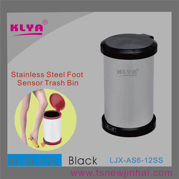 Quality 12L Eco-friendly Kitchen Foot Sensor Trash Can for sale