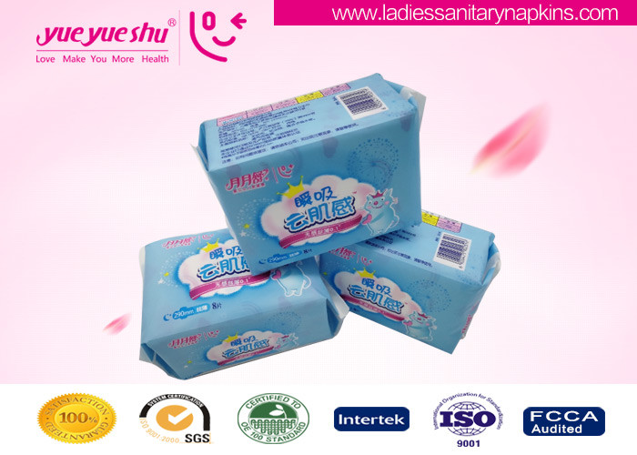 Color Printed And Disposable Sanitary Pads For Women's Menstrual Period Usage