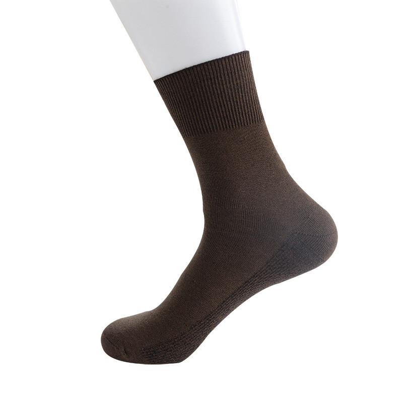 Quality Bulk Black White 100 Cotton Plain Coloured Socks Business Socks For Men for sale
