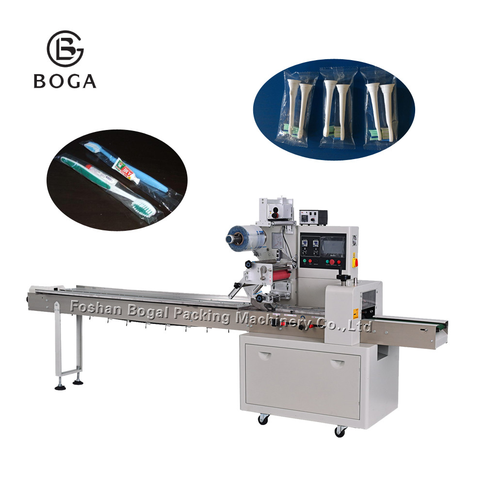 Quality Semi Auto Toothbrush Packaging Machine Hotel Supplies Packing 220V 2.4KW for sale