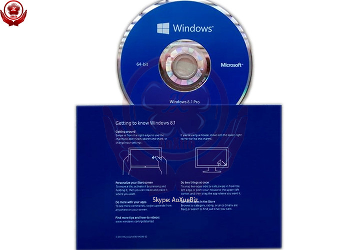 Quality 100% Original Microsoft Windows 8.1 Operating System 64 Bit With International PC License for sale