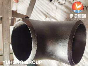 Quality CARBON STEEL BUTT WELD FITTING ASTM A234 WPB ELBOW OIL BLACK COATED B16.9 STANDARD for sale
