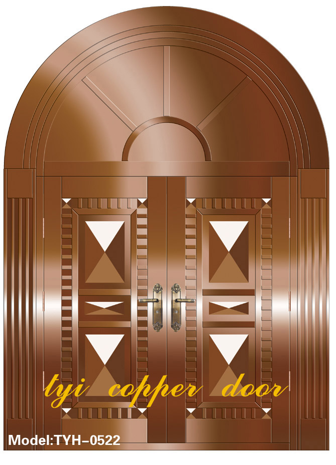 Quality luxury villa copper doors for sale