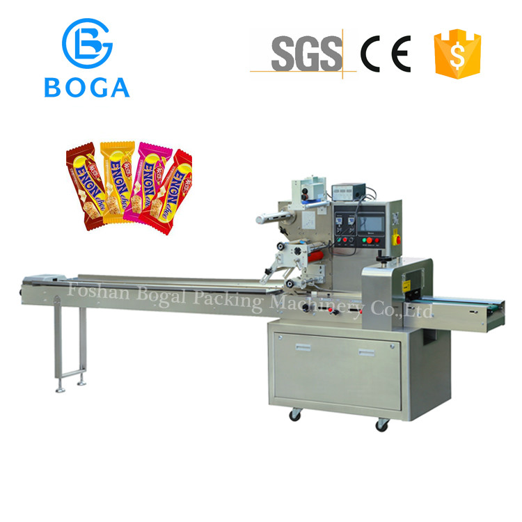 Quality Candy Bar Packaging Machine Opp Film Popsicle Chocolate Chip Wrapping for sale