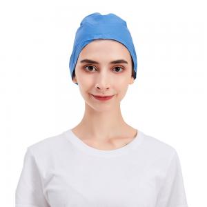 Quality Doctor Disposable Non Woven Cap 20-60gsm Bouffant For Hospital Staff for sale