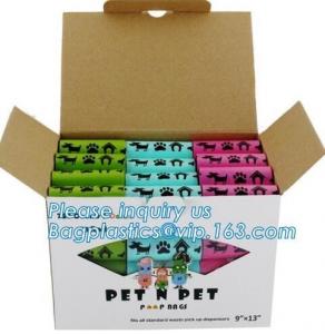 Quality Scented Eco Friendly Dog Products Mixed Dog Pet Waste Poop Bags Refill Rolls for sale