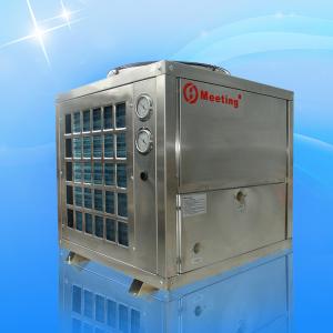 Quality Stainless steel air source heat pump , heating water , heat  house ,  save power , easy controling , safe and efficient for sale