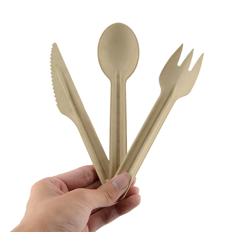 100% Biodegradable Disposable Spoon&Knives, Takeaway, For Restaurant Or Home Party