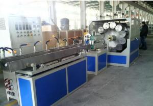 Quality PVC Fiber Reinforcing Soft Pipe Making Machine Double Screw Extruder for sale