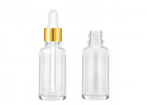 Quality Transparent Empty Essential Oil Bottles Large Mouth Bottleneck Design for sale