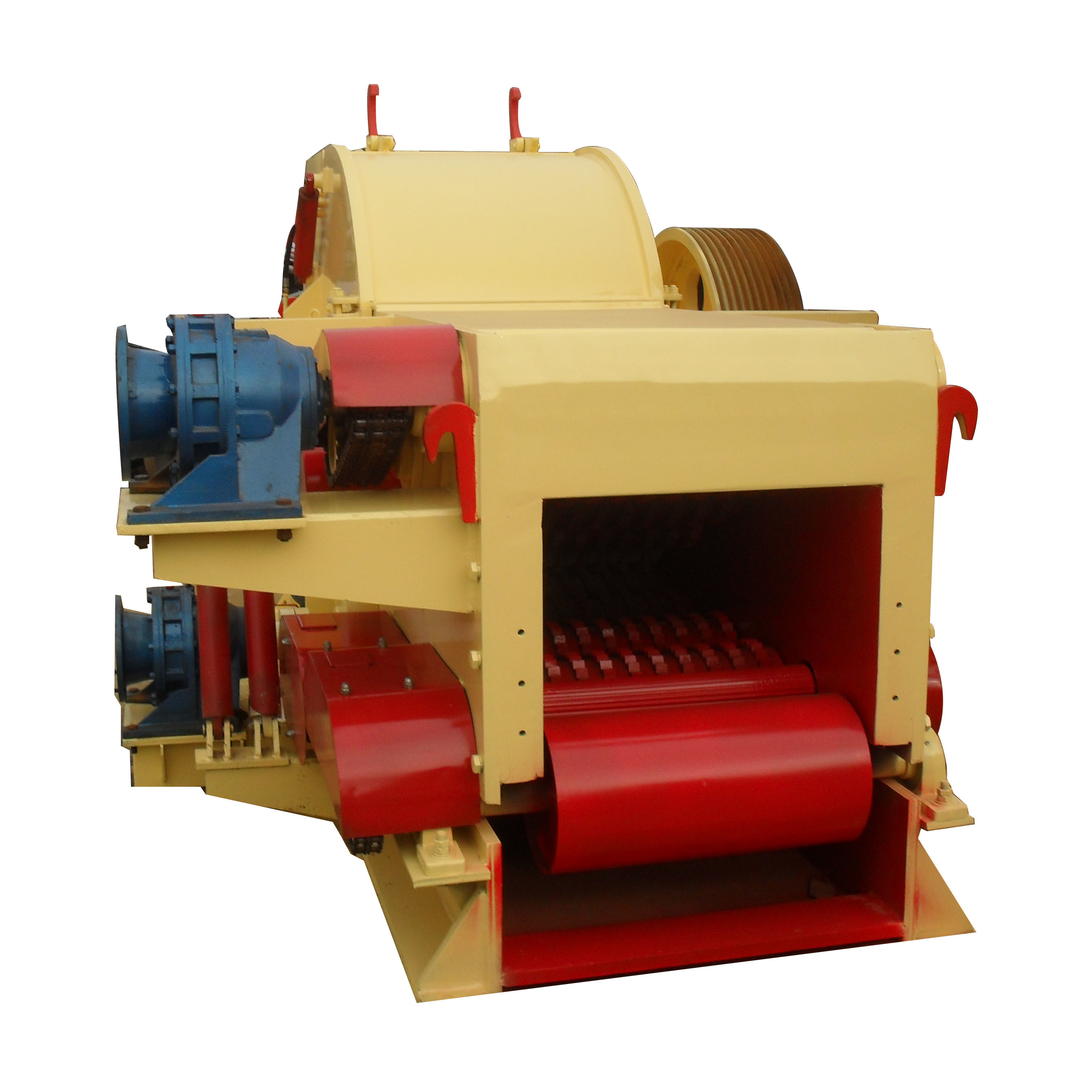 Quality 220KW 30 Ton /H Waste Wood Log Chipping Chipper Drum for sale