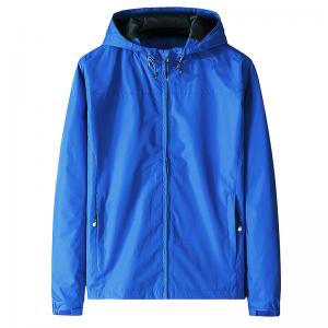 Quality Unisex Rain Polyester Waterproof Sports Track Jacket For Training Running for sale