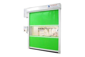 Quality 1.2mm Fabric Galvanized Steel Frame Roll Up Door Standard Plywood Package for sale