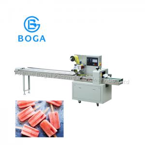 Quality Anti Cutting Food Packaging Line / Ice Cream Horizontal Flow Wrap Machine for sale