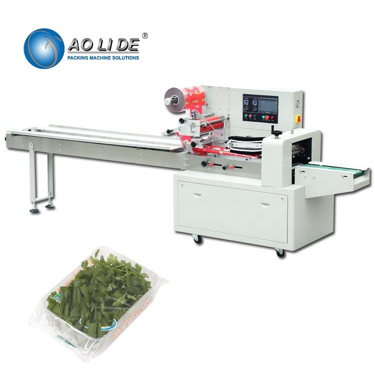 Quality Boga Pillow Type Packing Machine Automatic Flow Tray Pepper Chili Packaging for sale