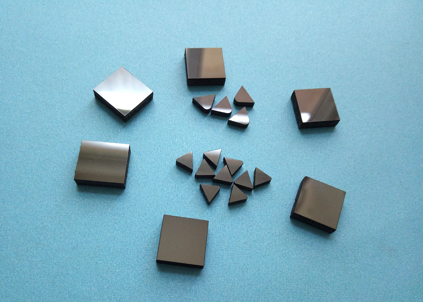 Wood Woking Stone Metal Cutting PCD Die Blanks , Tips Inserts PCD Square Blanks For Cutting Stone