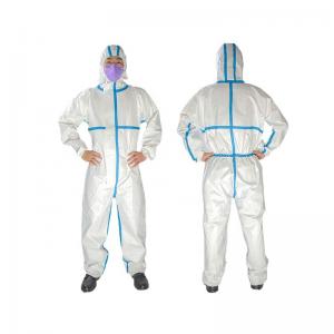 Quality Disposable Protective Coverall Clothing Sterile Medical PP Protective Suits for sale