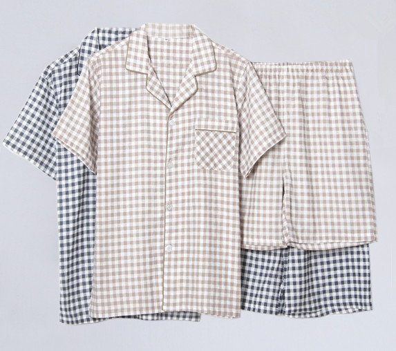 Quality women summer fashion pajamas, Cardigan printing short sleeve leisurewear for sale