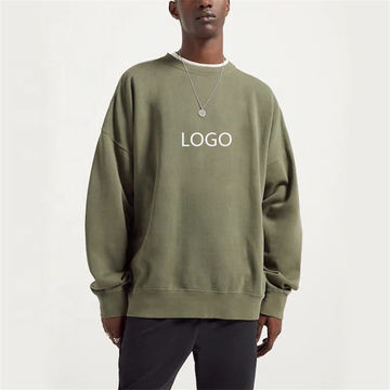 Quality French Terry Fleece Plus Size Men'S Sweatshirts Hoodies Drop Shoulder for sale