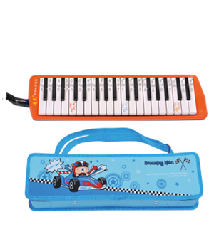 Quality ABS Plastic Children/Kids toy 36 key Melodica with Cartoon leather box-AGME36A for sale