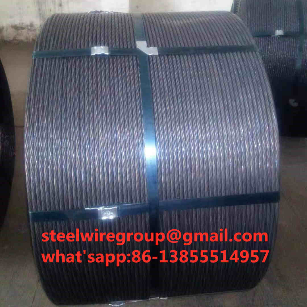 Quality 0.6"(15.24mm)PC Steel Wire Strand for sale