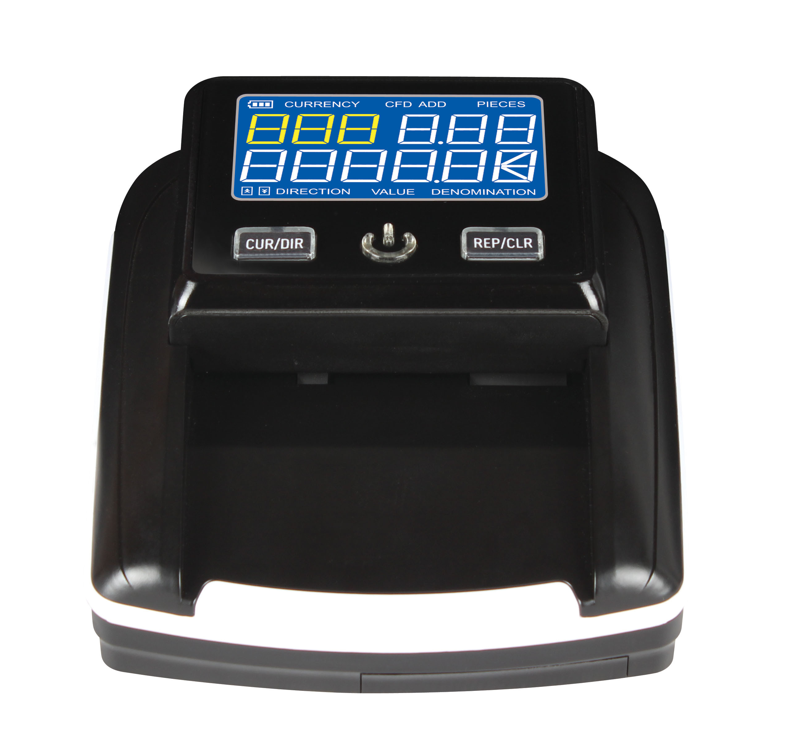 Quality Counterfeit Money Detecting Counter and detector Small Size Currency Detector For US Dollar with battery for sale
