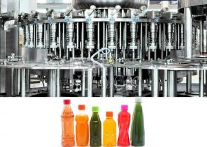 Quality SUS304 2L Glass Bottle Fruit Juice Packing Machine 4000BPH With Homogenizer for sale