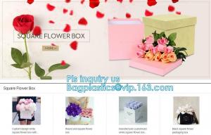 Quality Gift Wedding Gift Paper Box Custom Round Chocolate Hard Paper Ribbon Bow for sale