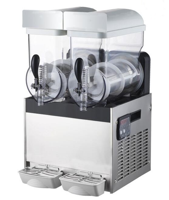 Quality Commercial Stainless Steel Double Heads 15Lx2 Slush Machine for sale