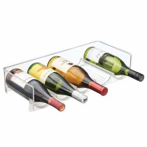 Quality BPA Free Plastic Stackable Wine Rack for sale