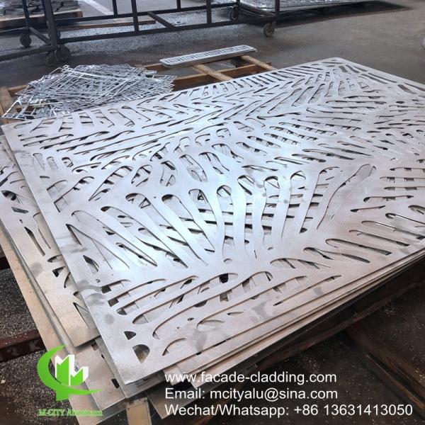 Buy China Powder coated Metal aluminum laser cut panel cladding for facade exterior cladding at wholesale prices
