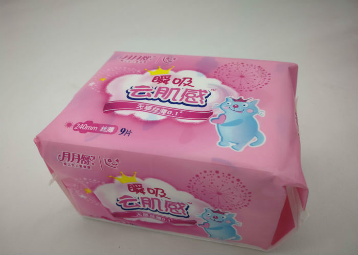 Disposable Type Cloud Sensation Sanitary Napkins With Good Absorption