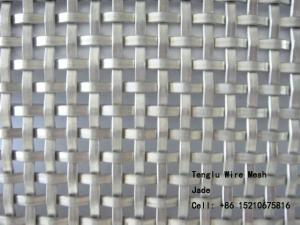 Quality Flat Wire Square Wire Mesh for Decorative/Flat Wire Woven Mesh/Decorative Crimped Wire Woven Mesh for sale