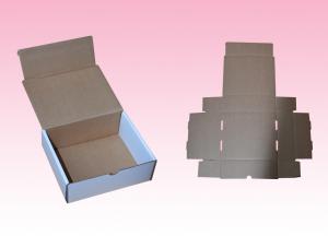 Quality custom white corrugated paper cardboard box for business cards packaging for sale